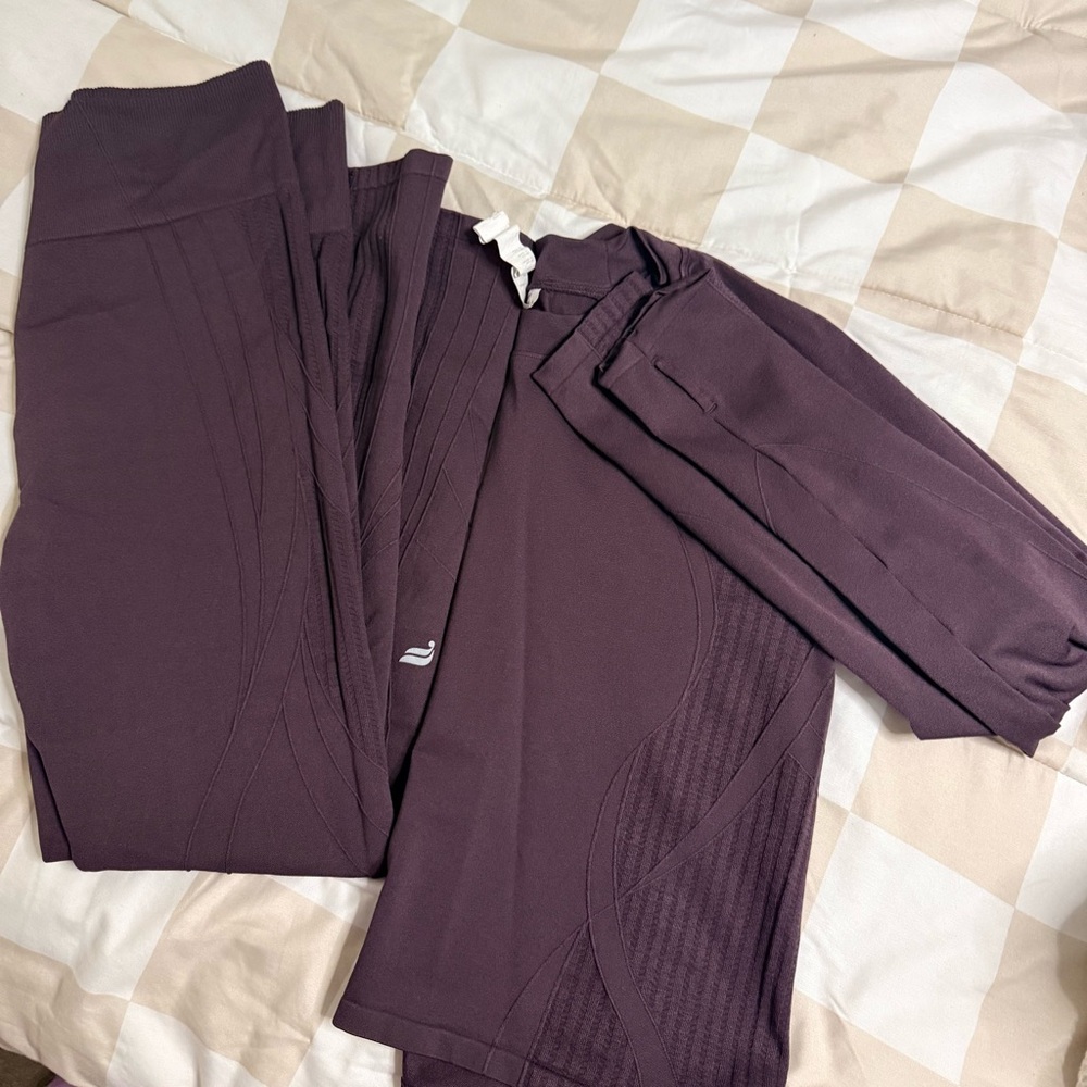 Fabletics Purple Activewear Set